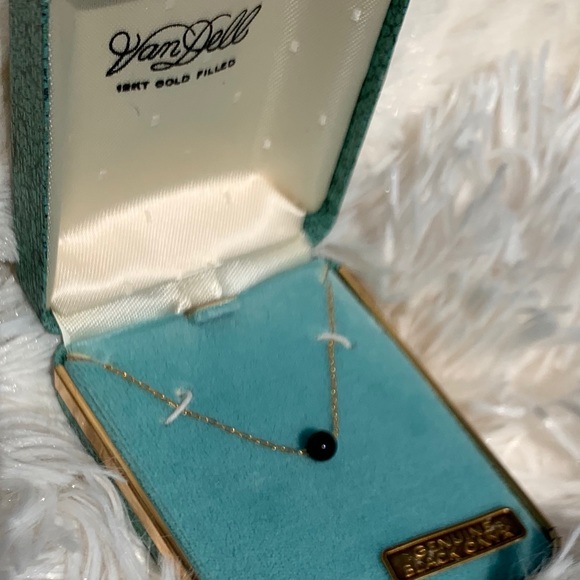 Vintage Van Dell Black Onyx Necklace - Picture 3 of 7